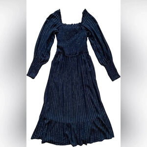 Oat New York Navy Maxi Dress